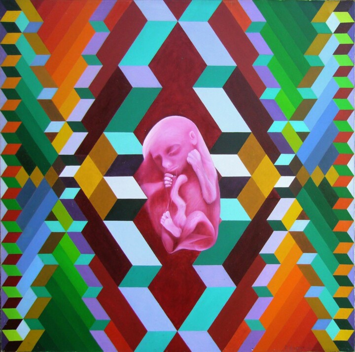 绘画,  47.2x47.2 in 