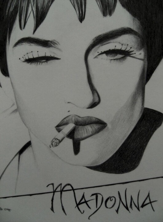 Madonna 图画, 11.8x8.3 in