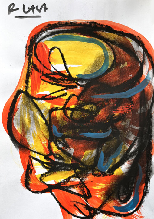 图画,  11.7x8.3 in 
