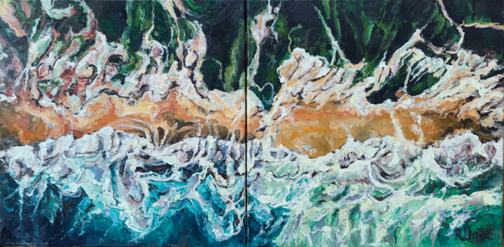 绘画,  15.8x31.5 in 