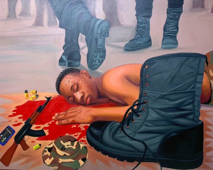 Bloodshed (Unknown Soldier) Tablo, 47,2x59,1 in