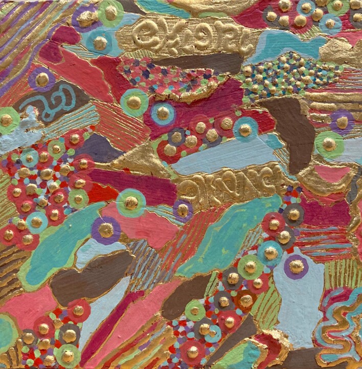 绘画,  7.9x7.9 in 