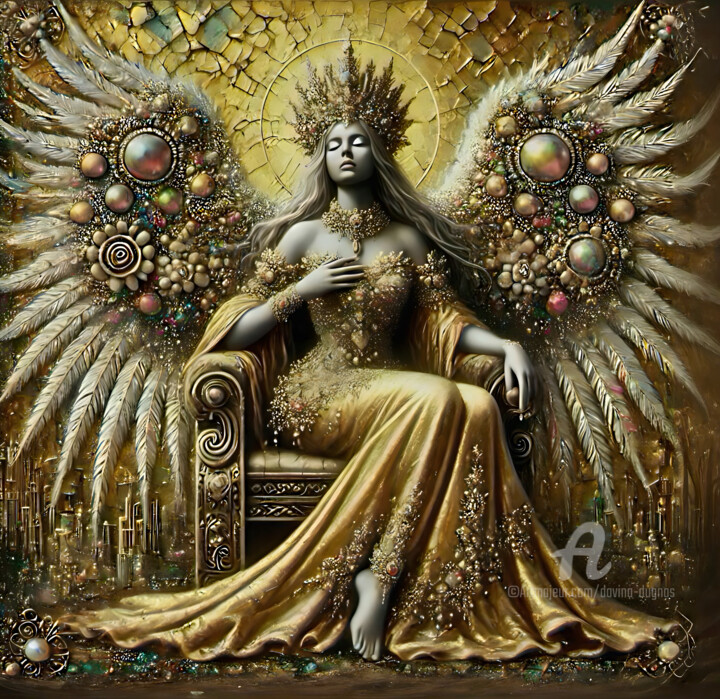 Ascended Lumina Arte digitale, 23,6x23,6 in