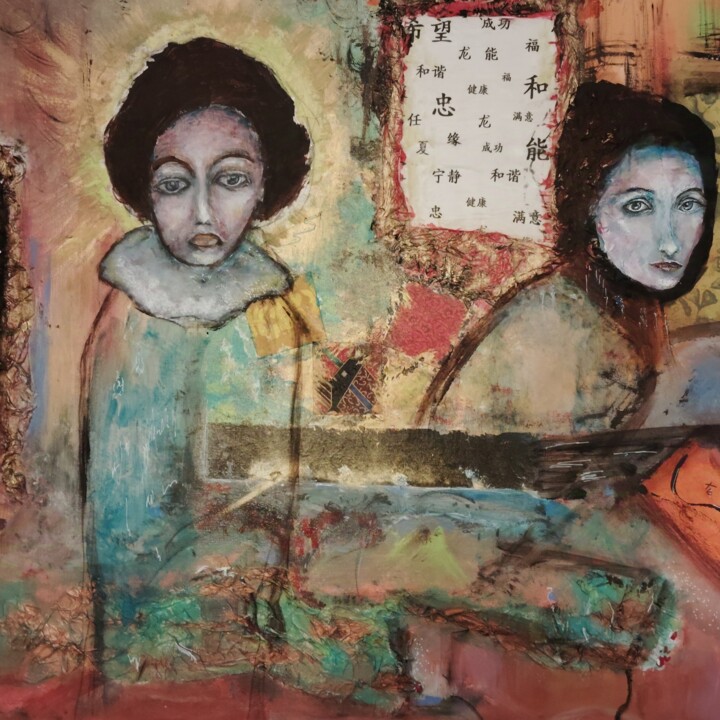 Devant le mur du silence de Pascaly 绘画, 27.6x39.4 in
