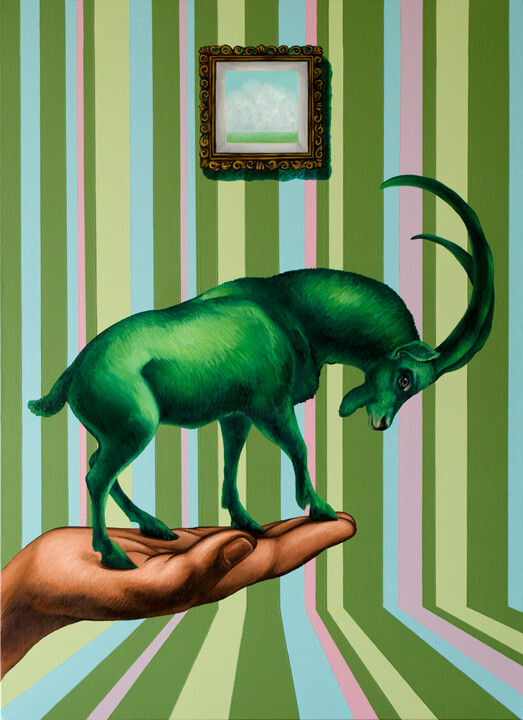 Ibex 绘画, 35.4x25.6 in