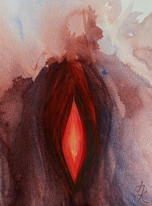 绘画,  7.9x5.9 in 