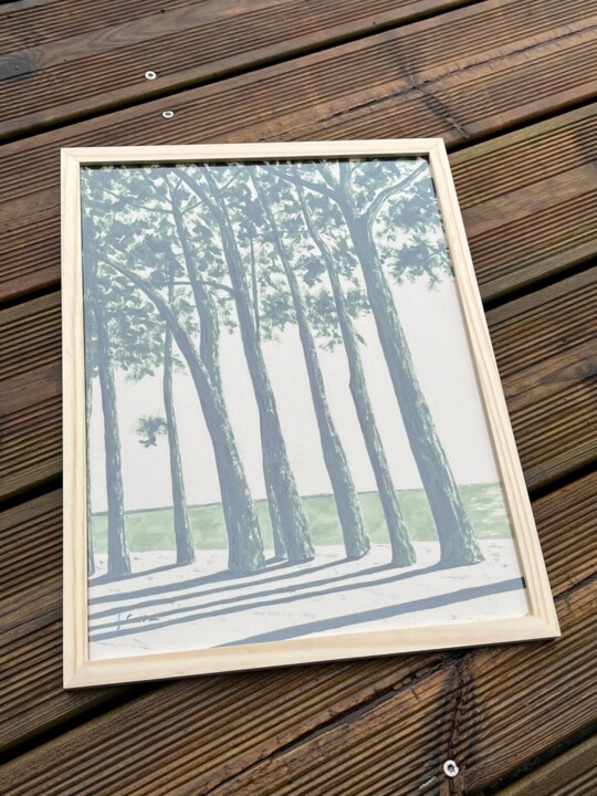 Work presented framed