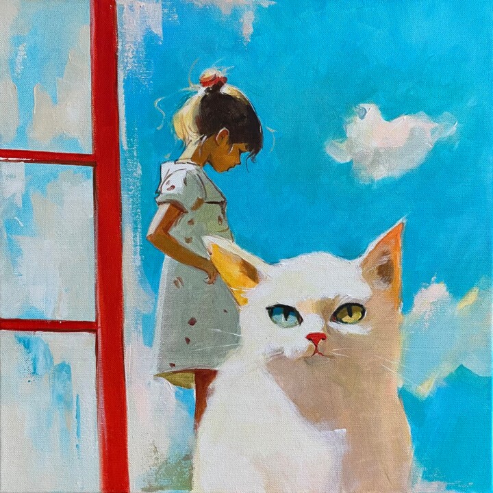 绘画,  15.8x15.8 in 