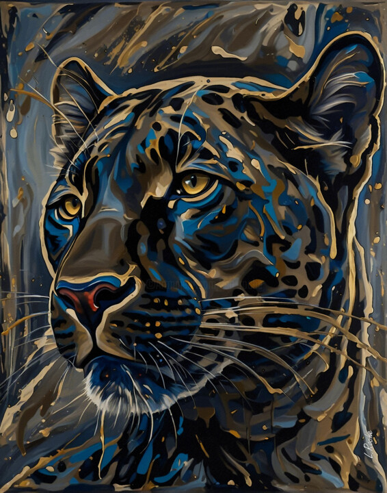 Blacky 25 绘画, 27.6x21.7 in