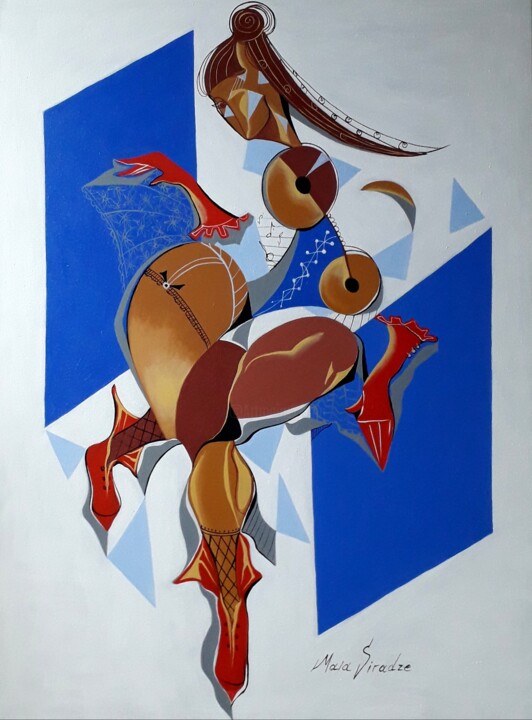 The woman 绘画, 31.5x23.6 in
