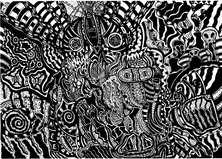 Что-то из вне 绘画, 24x33.5 in