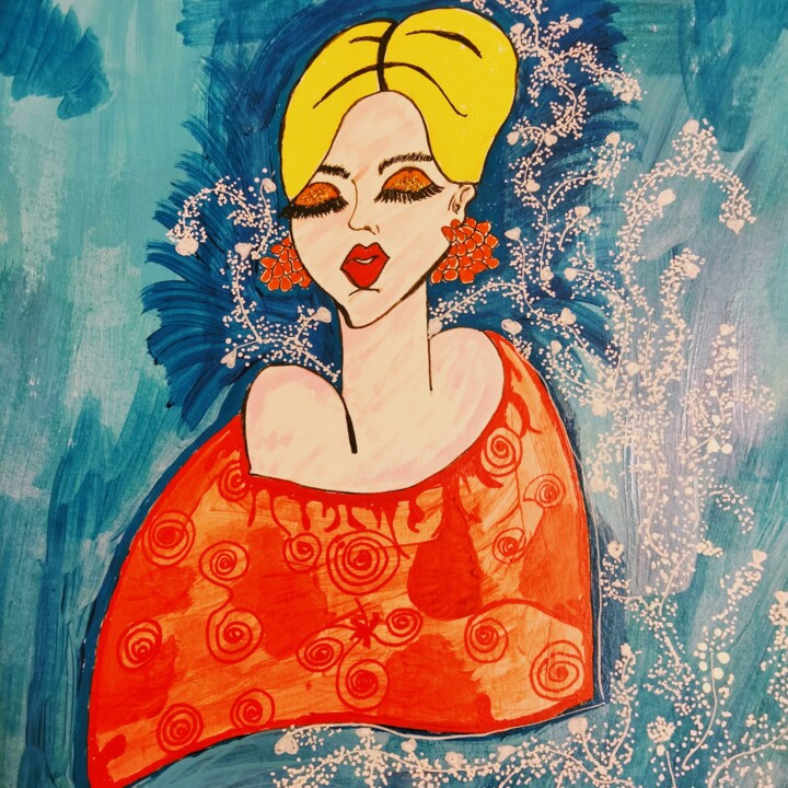 Miss Nicole Pintura, 16,5x11,4 in