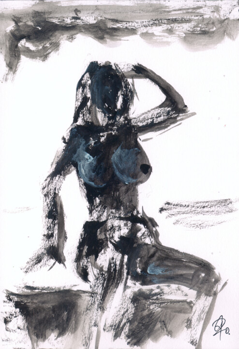 绘画,  8.3x5.7 in 