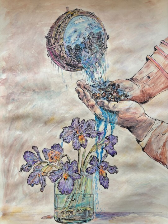 Doing Magic with My Hands 图画, 27.6x19.7 in