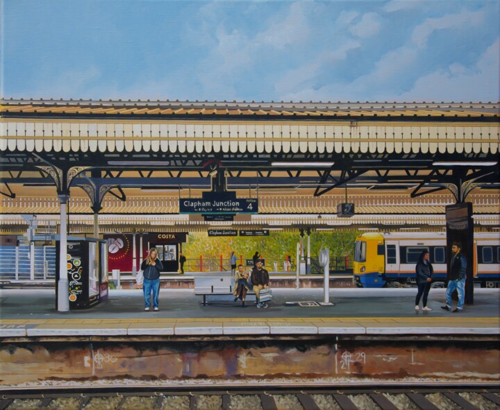 Attente 绘画, 21.3x25.6 in