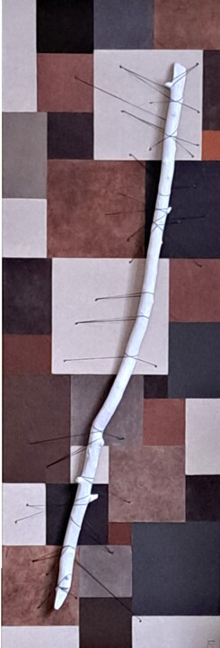 SUPER IO 雕塑, 52.8x18.1 in