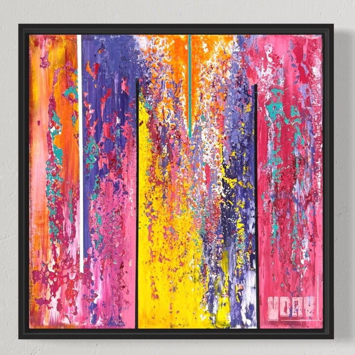 Œuvre présentée encadrée