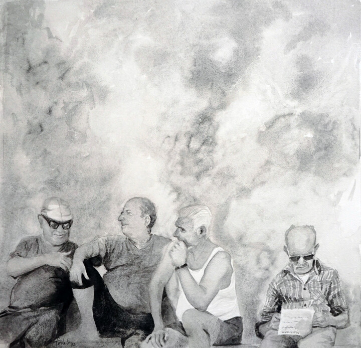 绘画,  21.7x21.7 in 