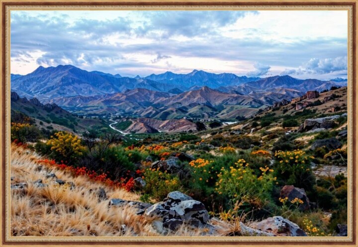 Œuvre présentée encadrée