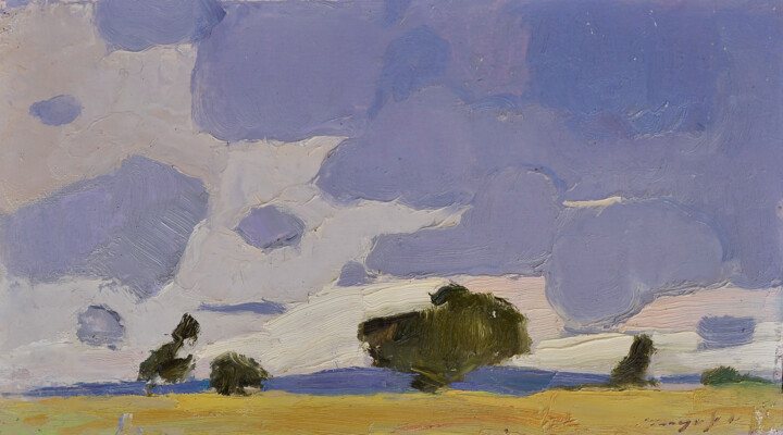Clouds Pittura, 9,8x15,8 in