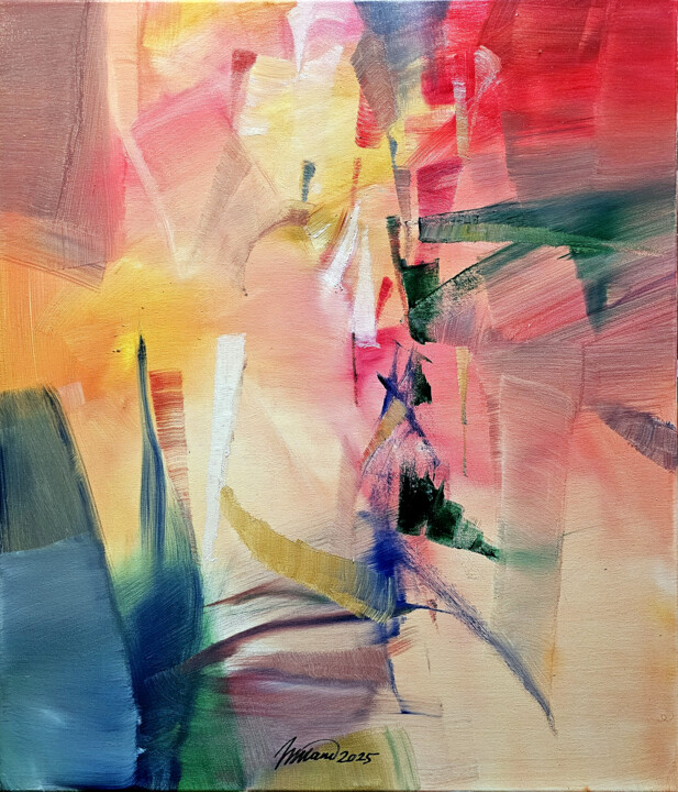 绘画 标题为“A PREMONITION OF TH…” 由Nikolai Taidakov, 原创艺术品, 油