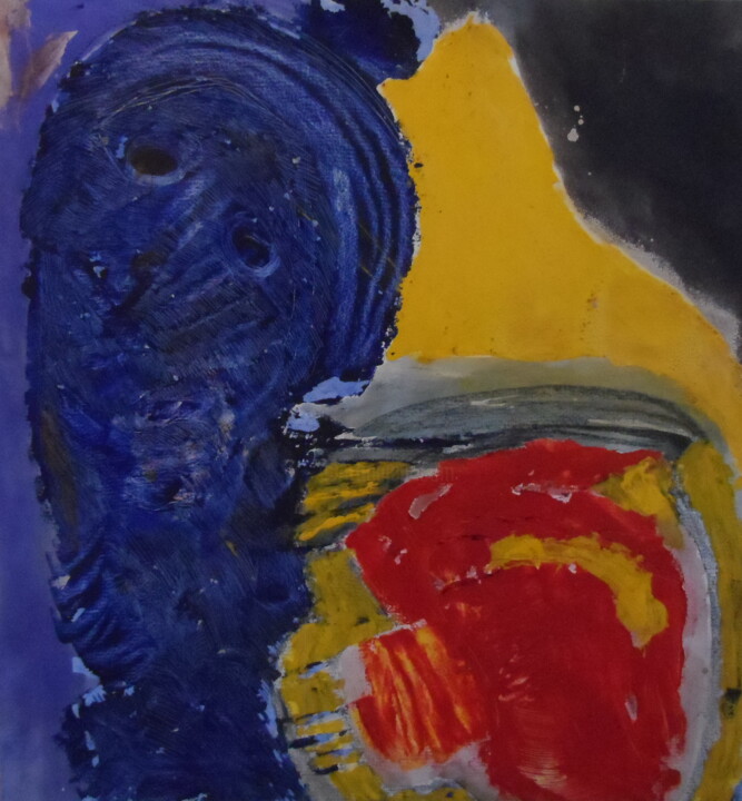 ça glisse n°3, Confiture 绘画, 25.6x25.6 in