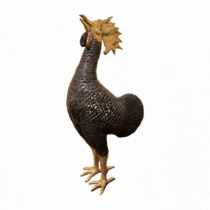Coq 雕塑, 19.7x9.8 in