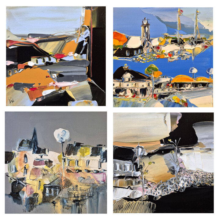 "Silence couleur à l…" başlıklı Tablo Muriel Cayet tarafından, Orijinal sanat, Akrilik