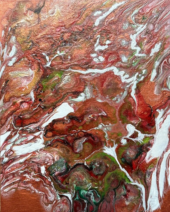 ORGASM in Harmony with the Feminine Essence 绘画, 9.5x11.8 in