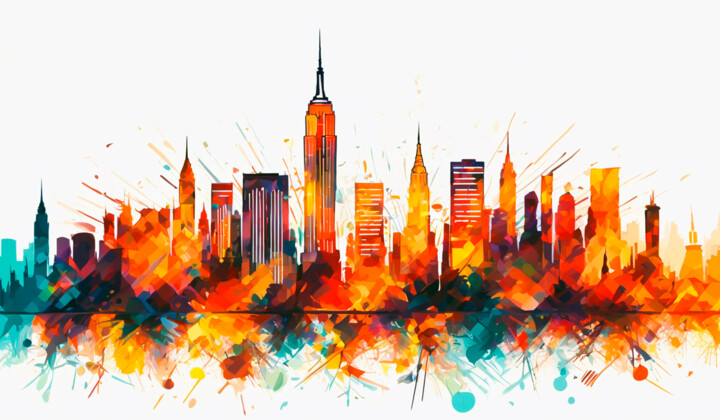 Big Apple 数字艺术