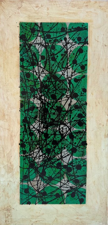 Green 绘画, 39.4x19.7 in