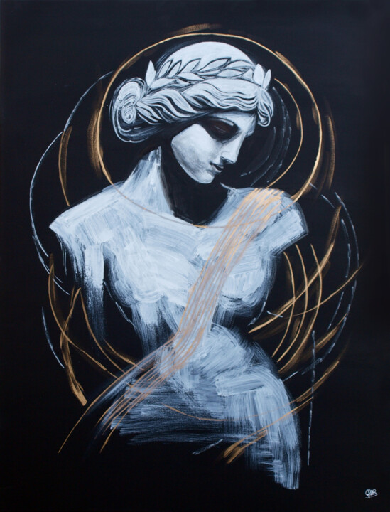 Buste femme 绘画, 31.5x23.6 in