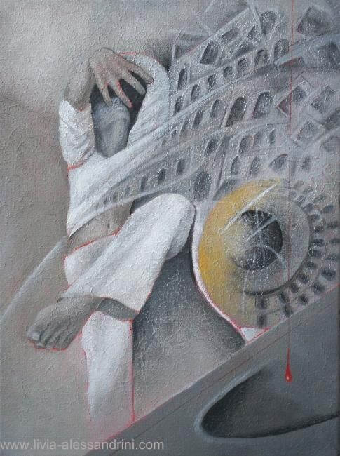 Painting titled "COMMUNICATION II" by Livia Alessandrini, Original Artwork