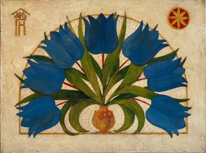 Bouquet 2 绘画, 23.6x31.5 in