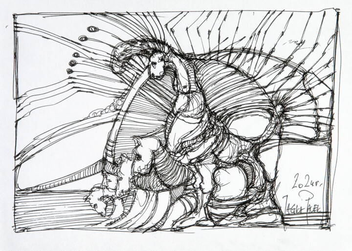 图画,  4.7x6.7 in 