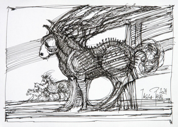 Rysunek 03 图画, 4.7x6.7 in