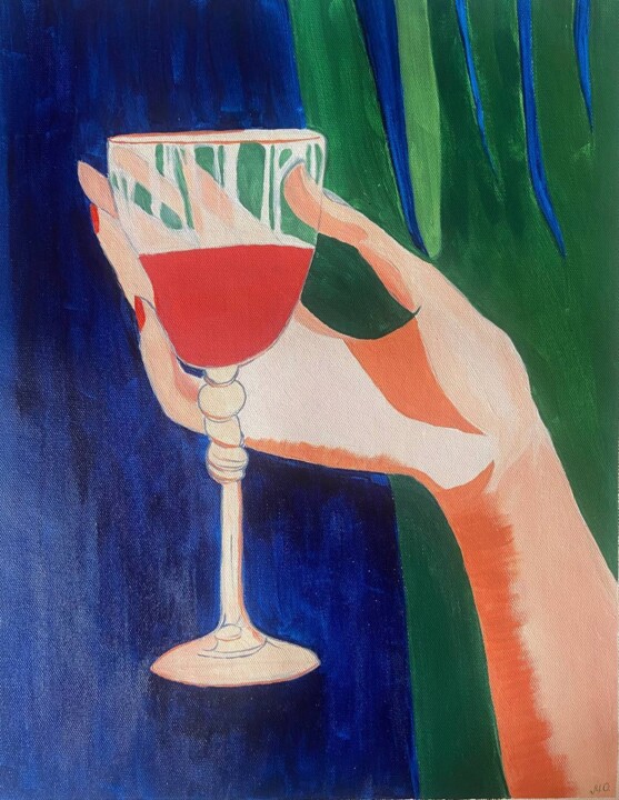 Vintage sip 绘画, 19.7x15.8 in