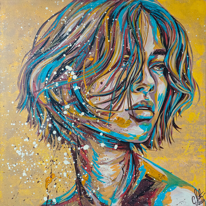 Dalia Schilderij, 39,4x39,4 in