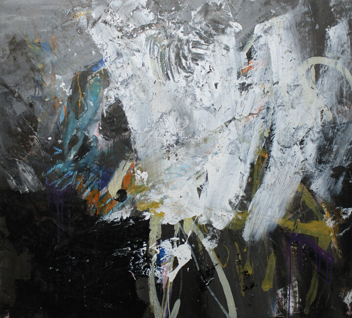 Animal bones - unknown II 绘画, 35.4x39.4 in