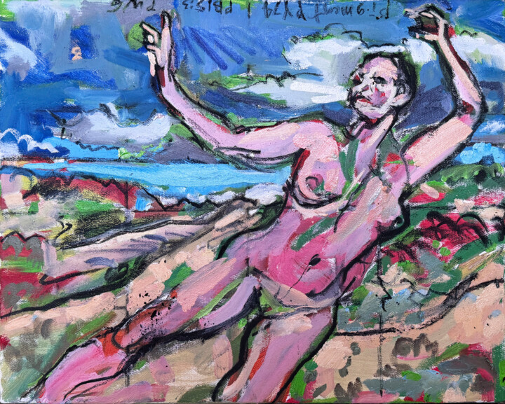 Free Fall Schilderij, 20x24 in