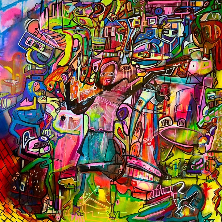 绘画,  31.5x31.5 in 