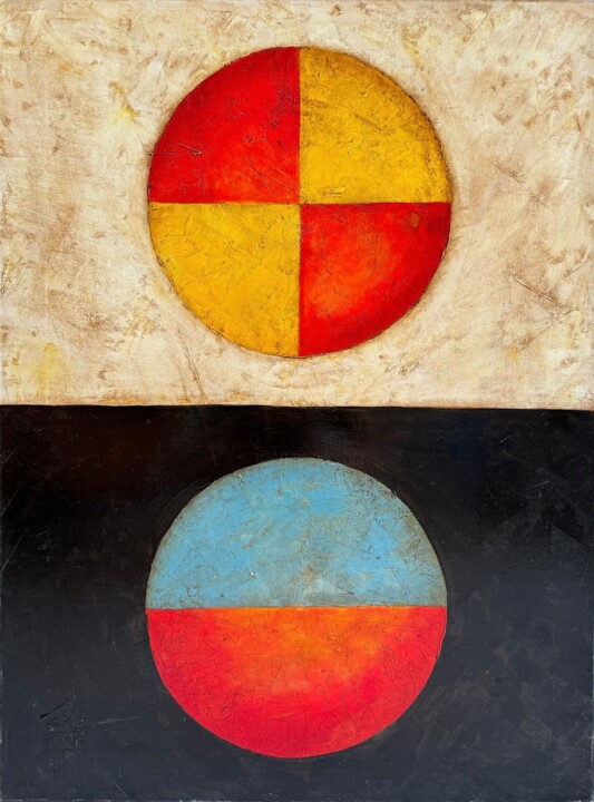The spheres 绘画, 31.5x23.6 in