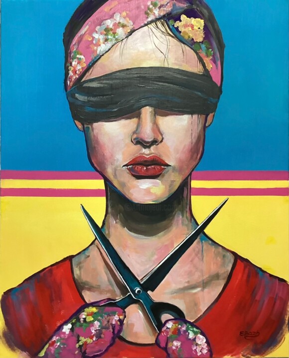 Painting titled "Fiat Justisia (Lat.…" by Eva Bazhenova, Original Artwork, Acrylic