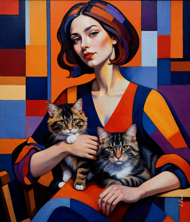 Cornette et Jimbo 绘画, 27.6x23.6 in