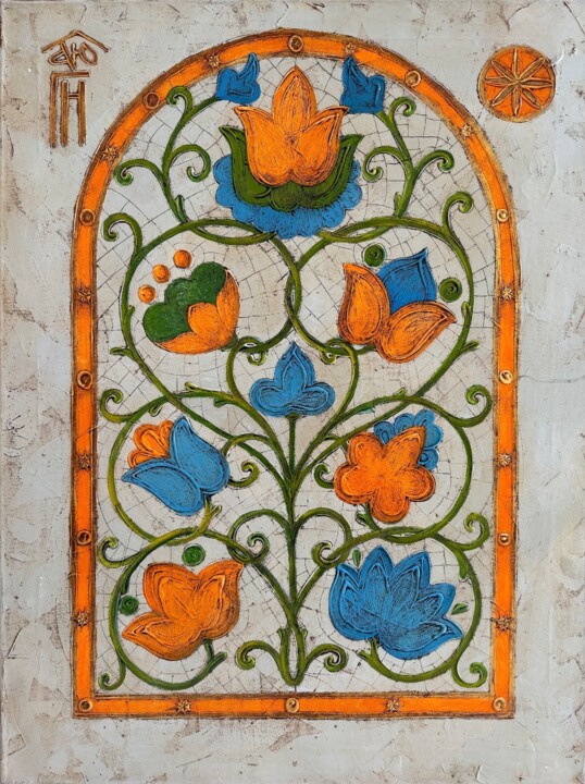 Ornament 绘画, 31.5x23.6 in