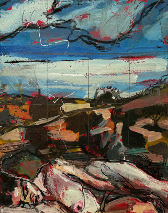 Sleeping Beauty Painting, 20x16 in