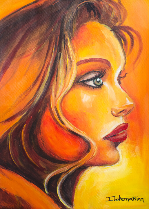 Calor da Alma 绘画, 11x8.3 in