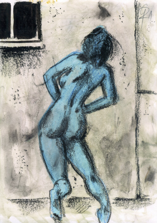 图画,  11.6x8.3 in 