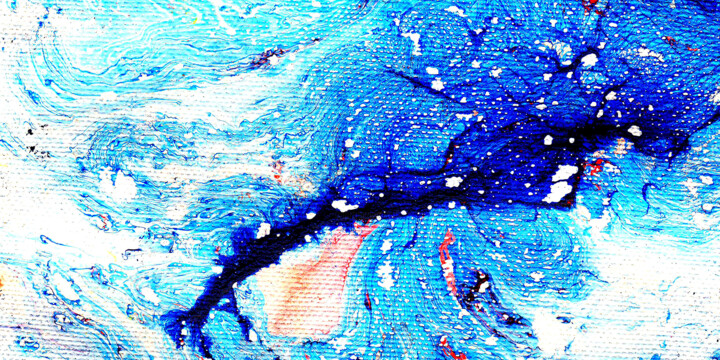 cosmic streaming skyfall 绘画, 39.4x78.7 in