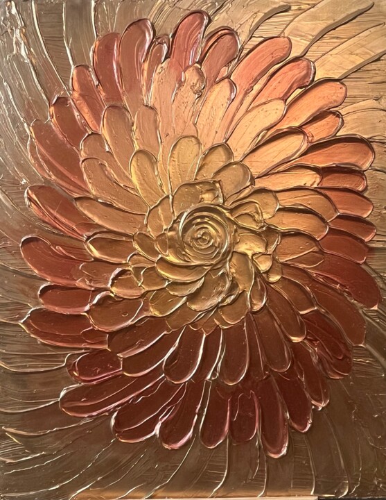 Radiance of the mind, radiance of the heart 绘画, 19.7x15.8 in